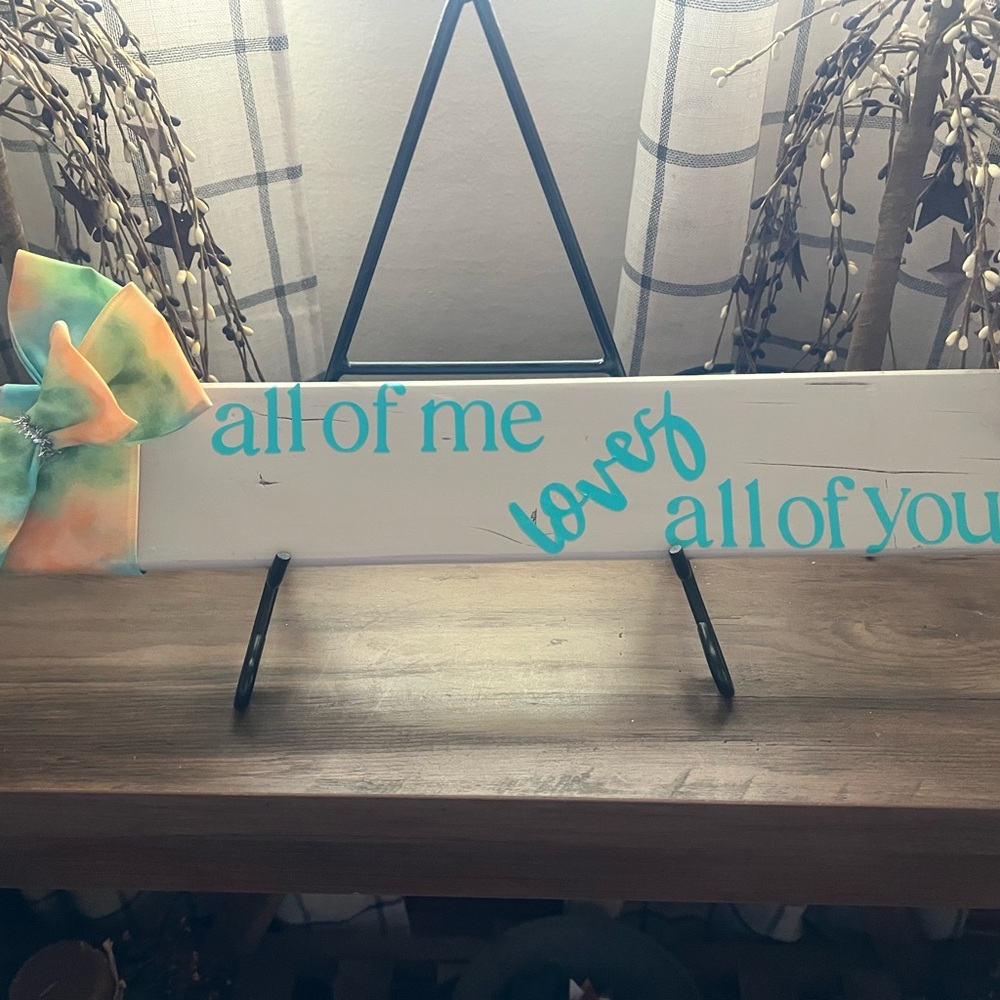 Decorative Sign with Bow